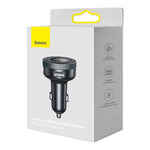 Baseus transmiter FM Enjoy Bluetooth MP3 car charger black