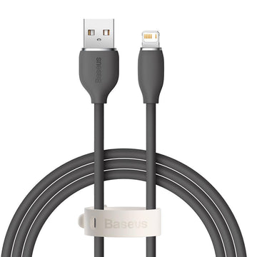 Baseus cable Jelly Liquid USB - Lightning 1,2 m 2,4A black