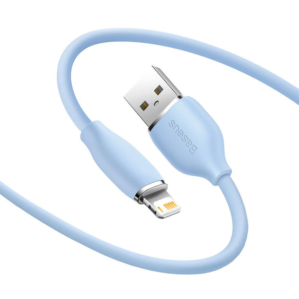 Baseus cable Jelly Liquid USB - Lightning 1,2 m 2,4A blue