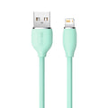 Baseus cable Jelly Liquid USB - Lightning 1,2 m 2,4A green