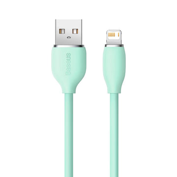 Baseus cable Jelly Liquid USB - Lightning 1,2 m 2,4A green