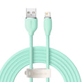 Baseus cable Jelly Liquid USB - Lightning 2 m 2,4A green