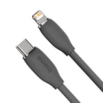 Baseus cable Jelly Liquid PD USB-C - Lightning 1,2 m black 20W