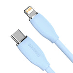 Baseus cable Jelly Liquid PD USB-C - Lightning 1,2 m blue 20W