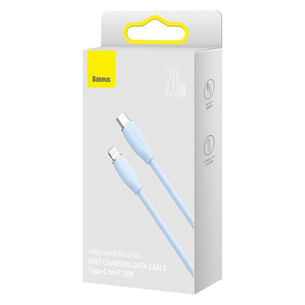 Baseus cable Jelly Liquid PD USB-C - Lightning 1,2 m blue 20W