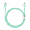 Baseus cable Jelly Liquid PD USB-C - Lightning 1,2 m green 20W