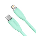 Baseus cable Jelly Liquid PD USB-C - Lightning 1,2 m green 20W