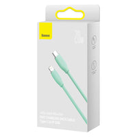 Baseus cable Jelly Liquid PD USB-C - Lightning 1,2 m green 20W