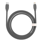 Baseus cable Jelly Liquid PD USB-C - Lightning 2 m black 20W