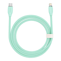 Baseus cable Jelly Liquid PD USB-C - Lightning 2 m green 20W