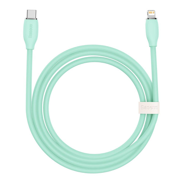 Baseus cable Jelly Liquid PD USB-C - Lightning 2 m green 20W