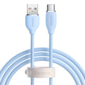 Baseus cable Jelly Liquid USB - USB-C 1,2 m blue 100W