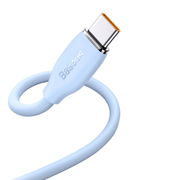 Baseus cable Jelly Liquid USB - USB-C 2 m blue 100W