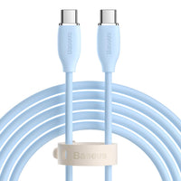 Baseus cable Jelly Liquid PD USB-C - USB-C 2 m blue 100W