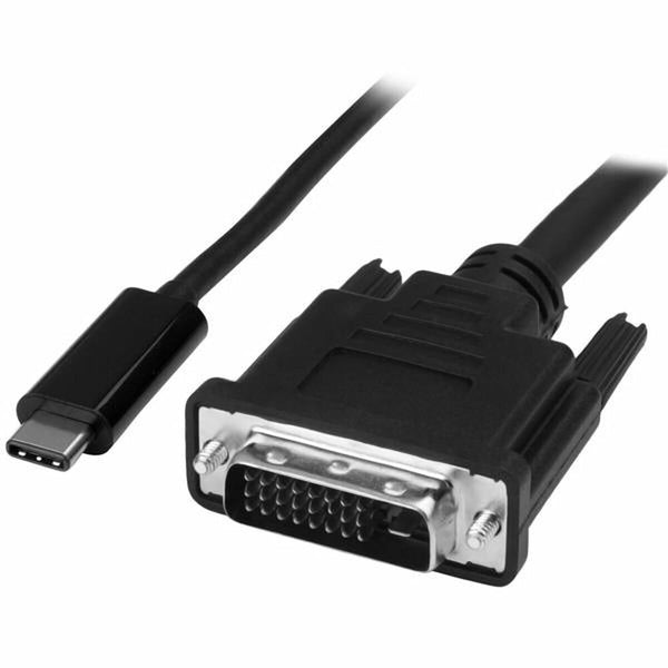 Câble USB C vers DVI-D Startech CDP2DVIMM1MB Noir 1 m