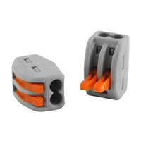 28Awg 32A 2Pole Terminal Block Grey Wago Orange Lever Nuts