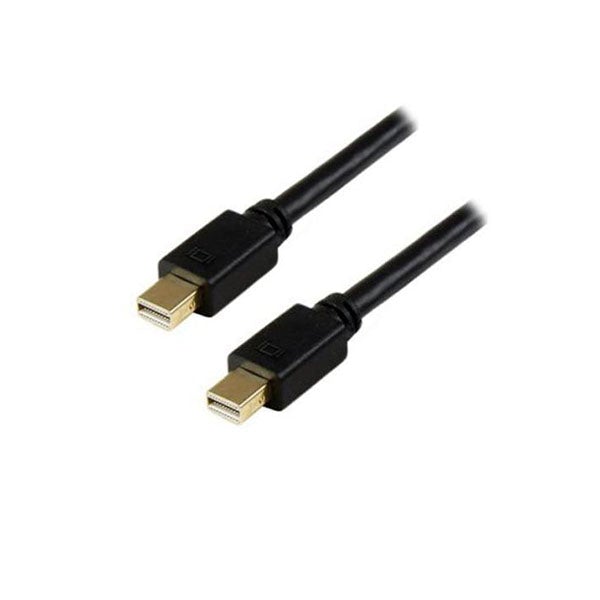 2M Mini Displayport Male To Mini Displayport Male Cable In Black