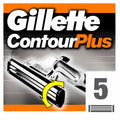 "Gillette Contour Plus Ricarica 5 Unità "