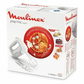 Mixeur/mélangeur de pâte Moulinex HM450B Gris 450 W 450W