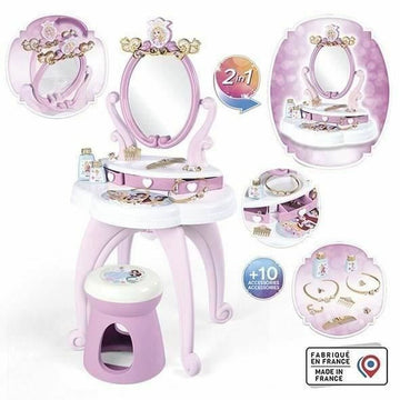 Toaletna mizica s pručko Smoby Princess