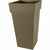 Plant pot EDA XXL Tuscany Taupe polypropylene Squared 43,3 x 43,3 x 80 cm