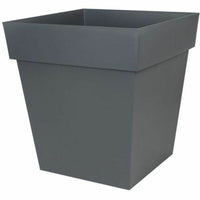 Planter EDA Tuscany Squared Grey Dark grey Ø 50 cm