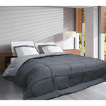 Bedspread (quilt) Poyet  Motte Calgary Silver 240 x 260 cm 400 g /m²