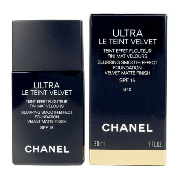 Base de maquillage liquide Ultra Le Teint Velvet Chanel Spf 15