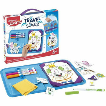Drawing Set Maped Travel Board 20 Pieces