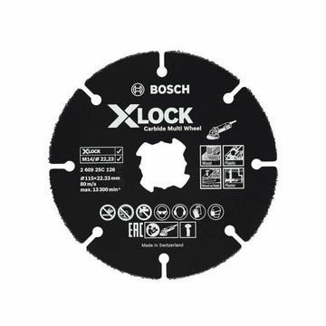 Disque de coupe BOSCH X-Lock carbure Ø 115 mm