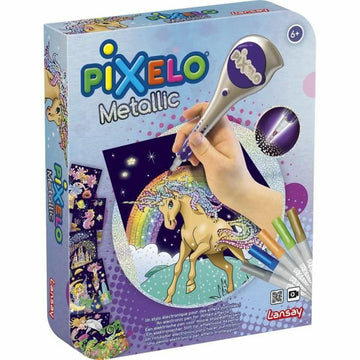 Bastelspiel Lansay Pixelo Coloring game Metal box (FR)