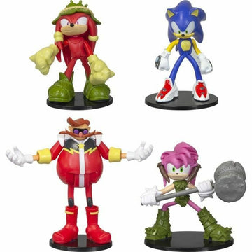Gelenkige Figuren Sonic Prime 4 Stücke