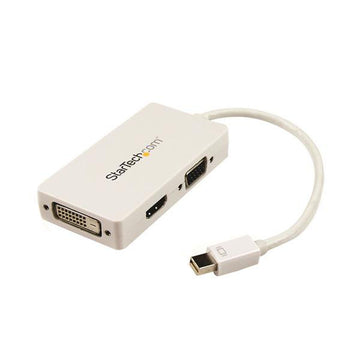 Mini DisplayPort to VGA/DVI/HDMI adapter Startech MDP2VGDVHDW White