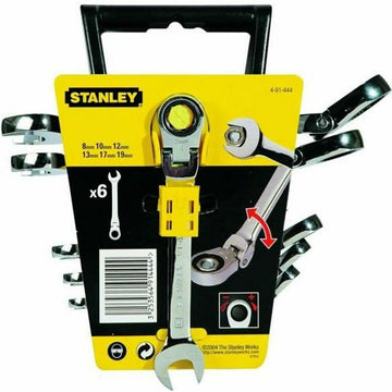 Combination spanner set Stanley 181a.25cpepb 8-19 mm 6 Pieces