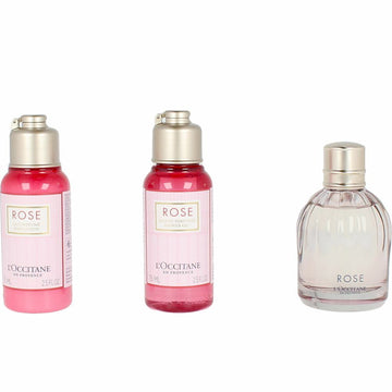 Women's Perfume Set L'Occitane En Provence Rose EDC (3 pcs)