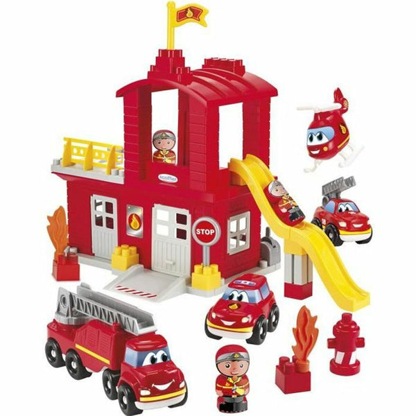 Playset Ecoiffier Fire Station 10 Stücke