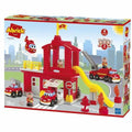 Playset Ecoiffier Fire Station 10 Pieces