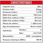 Zračni Kompresor MECAFER 425523 Horizontalen Tih 8 bar 24 L