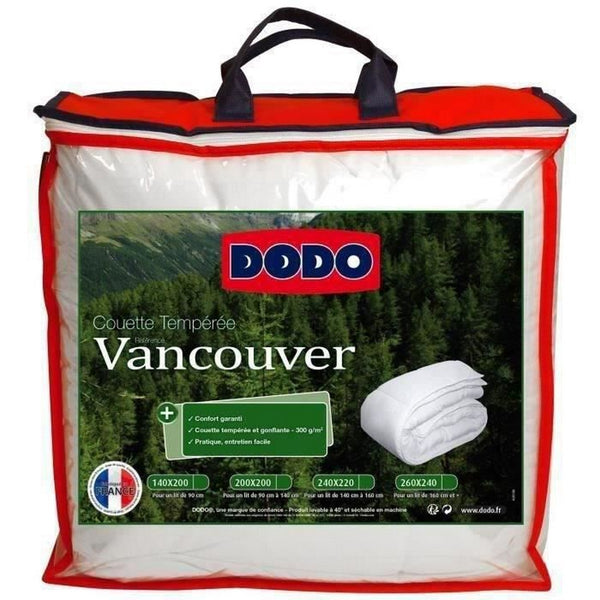 Piumino Letto DODO Vancouver  Bianco 200 x 200 cm