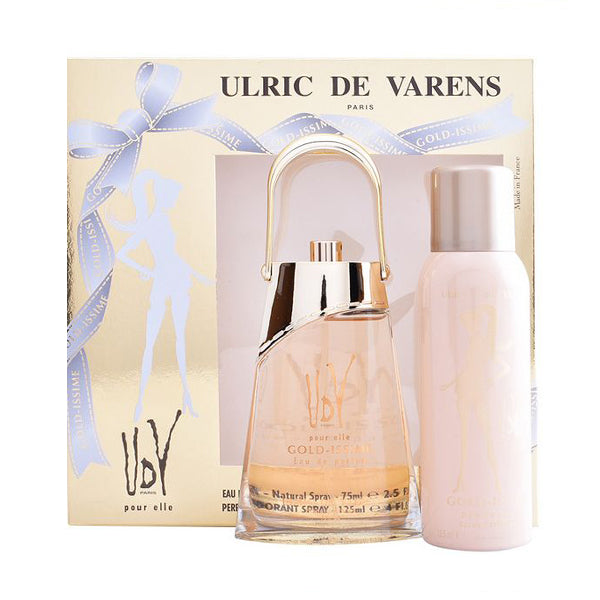 Women's Perfume Set Gold-Issime Ulric De Varens (2 pcs) (2 pcs)