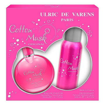 Women's Perfume Set Cotton Musk Ulric De Varens (2 pcs) (2 pcs)