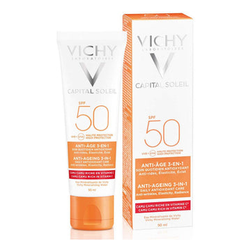 Anti-Ageing Cream Capital Soleil Vichy Antioxidant 3-in-1 Spf 50 (50 ml)