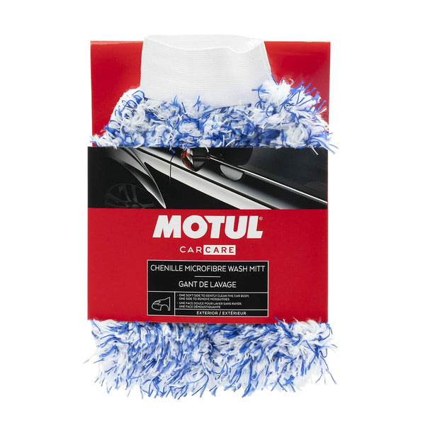 Chiffon en microfibres Motul MTL111022 Bleu / Blanc Coton Lavable Gant Ne rayent pas et ne détériorent pas les surfaces