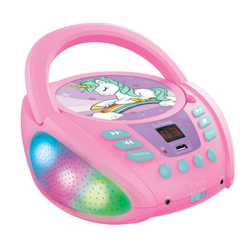 CD/MP3 Player Lexibook Für Kinder Rosa Bluetooth Einhorn