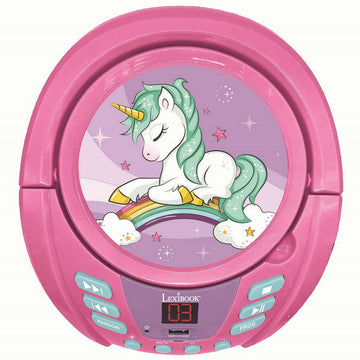 CD/MP3 Player Lexibook Children's Pink Bluetooth Unicorn