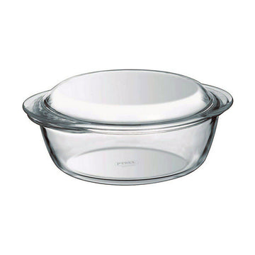 Casserole with lid Pyrex Essentials Transparent Glass