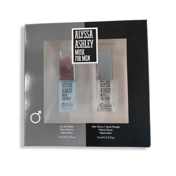 Moški parfumski set Alyssa Ashley Musk for Men (2 pcs)