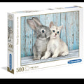 Cat and Bunny puzzle 500pcs