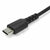 Kabel USB A v USB C Startech RUSB2AC1MB           Črna