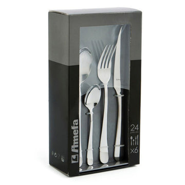 Cutlery set Amefa Austin Metal Stainless steel 24 Pieces
